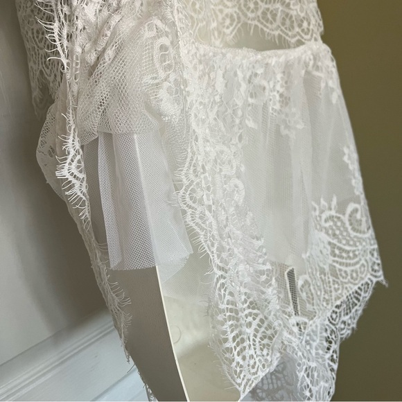 Just Sexy Lingerie 2 Piece Set Sleepwear/Lingerie M Women White - Picture 5 of 9